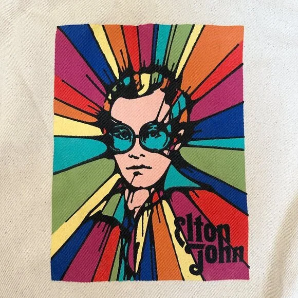 Elton John Rocketman Canvas Tote Medium - Picture 6 of 7